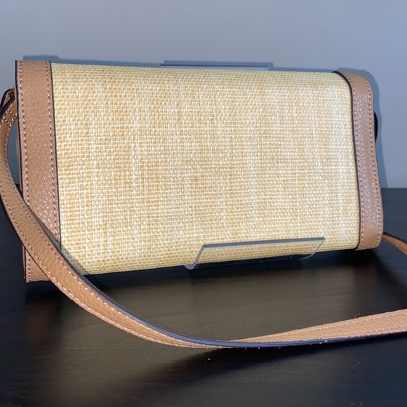 Anne Klein Floral Embroidered Floral Crossbody or Clutch detachable strap - Picture 6 of 14